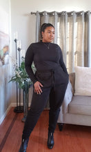 Load image into Gallery viewer, On The Way Jogger Set | Black