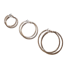 Load image into Gallery viewer, Hoochie Hoops Earring Set | Silver
